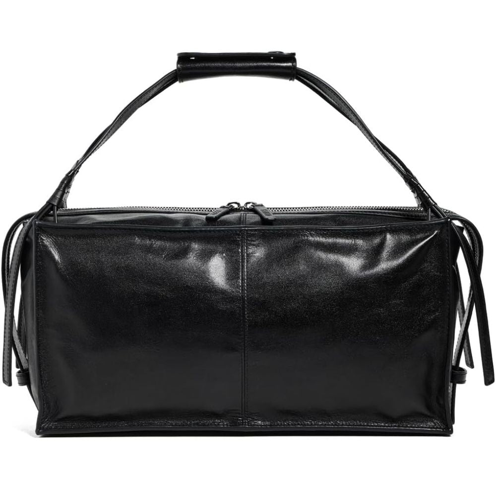 Staud Harold Leather Shoulder Bag - Black