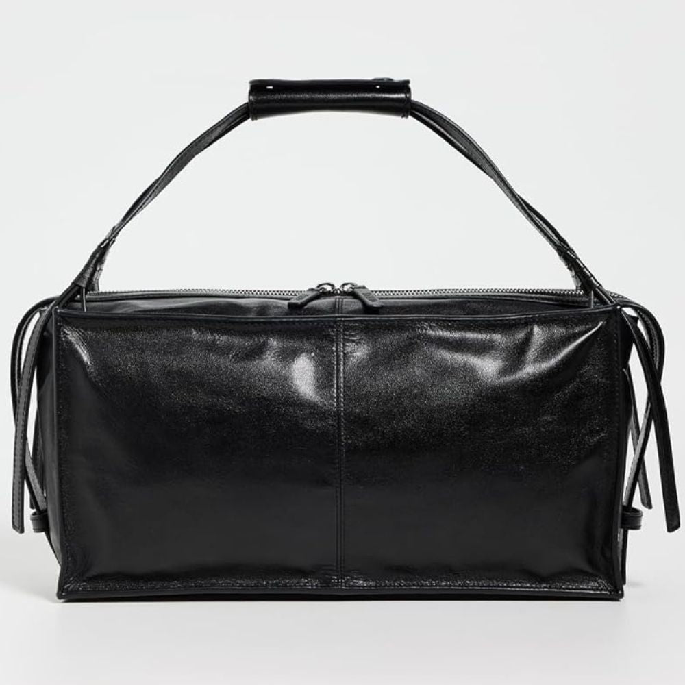 Staud Harold Leather Shoulder Bag - Black