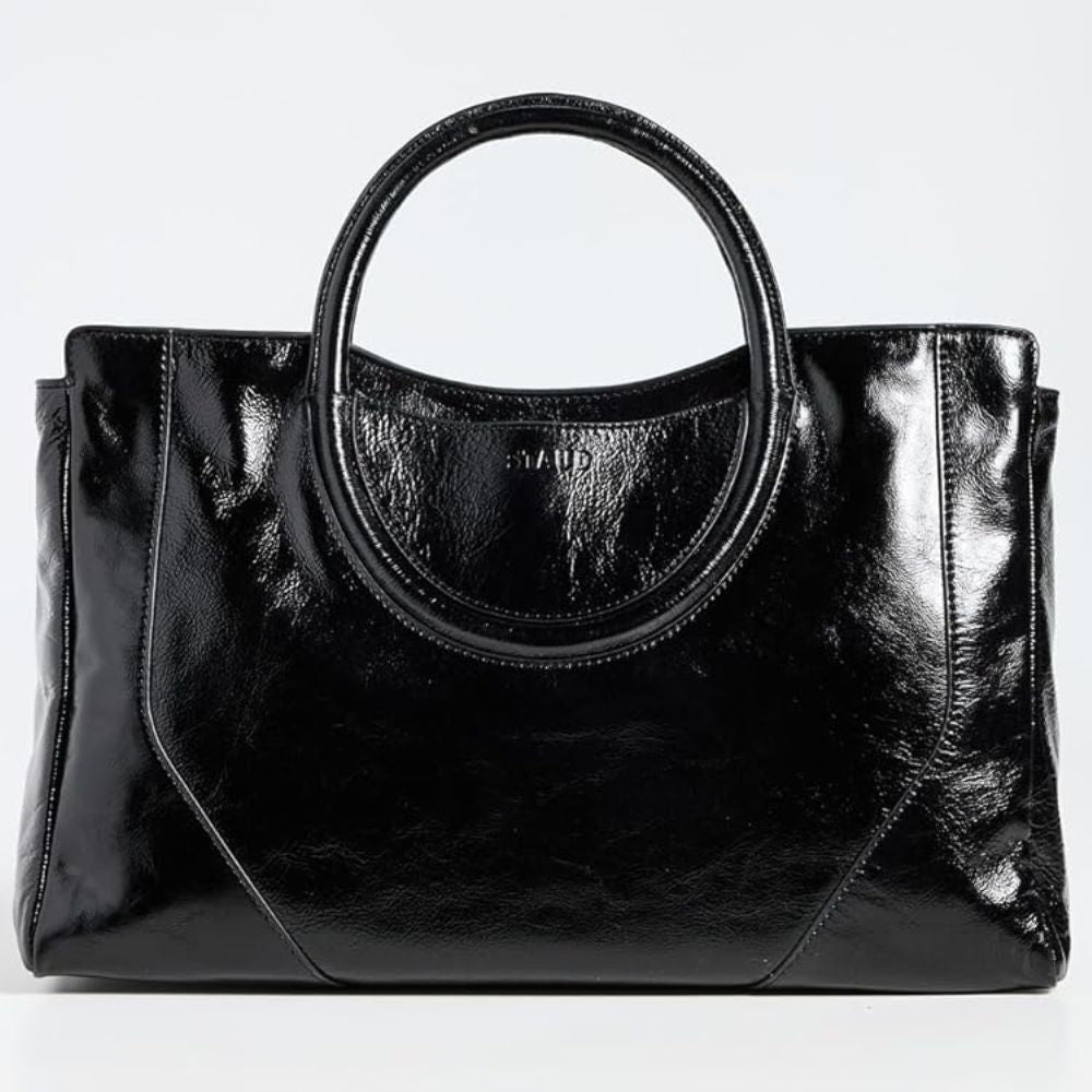 Staud Maude Leather Satchel - Black