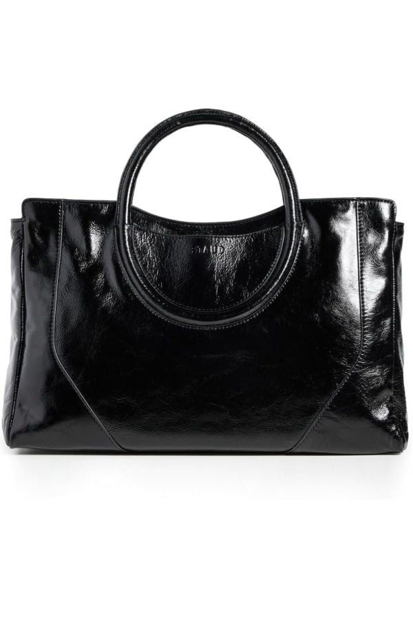 Staud Maude Leather Satchel - Black