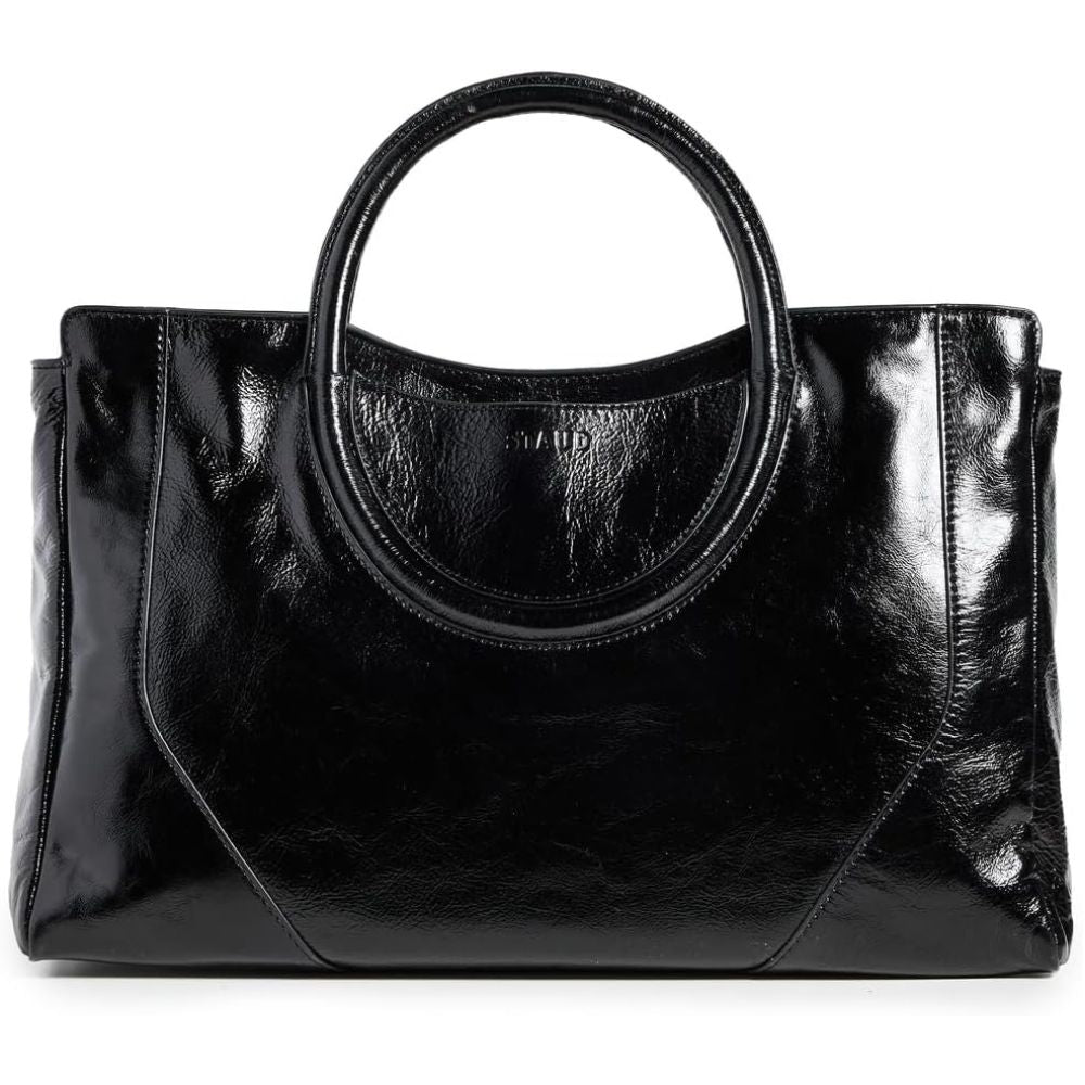 Staud Maude Leather Satchel - Black