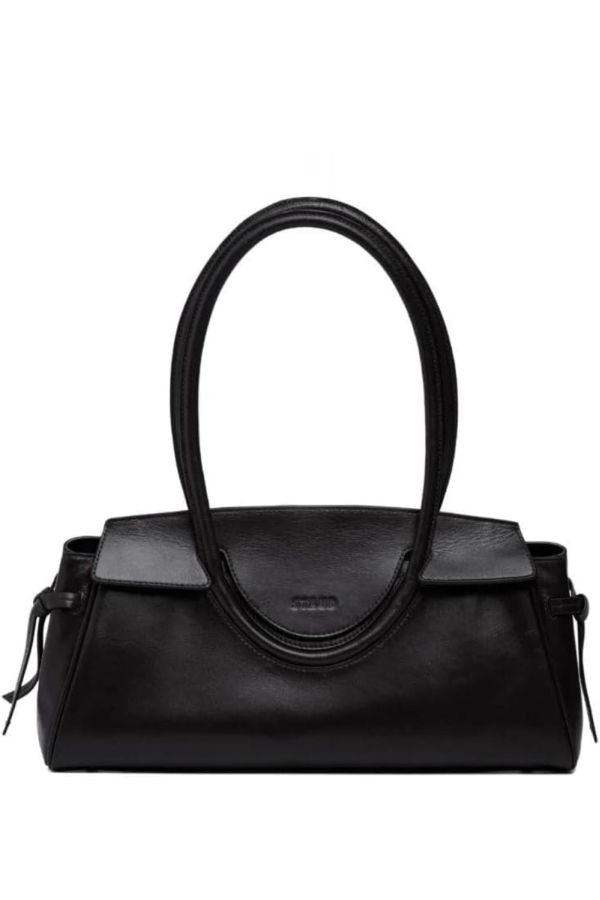 Staud Maude Leather Shoulder Bag - Black