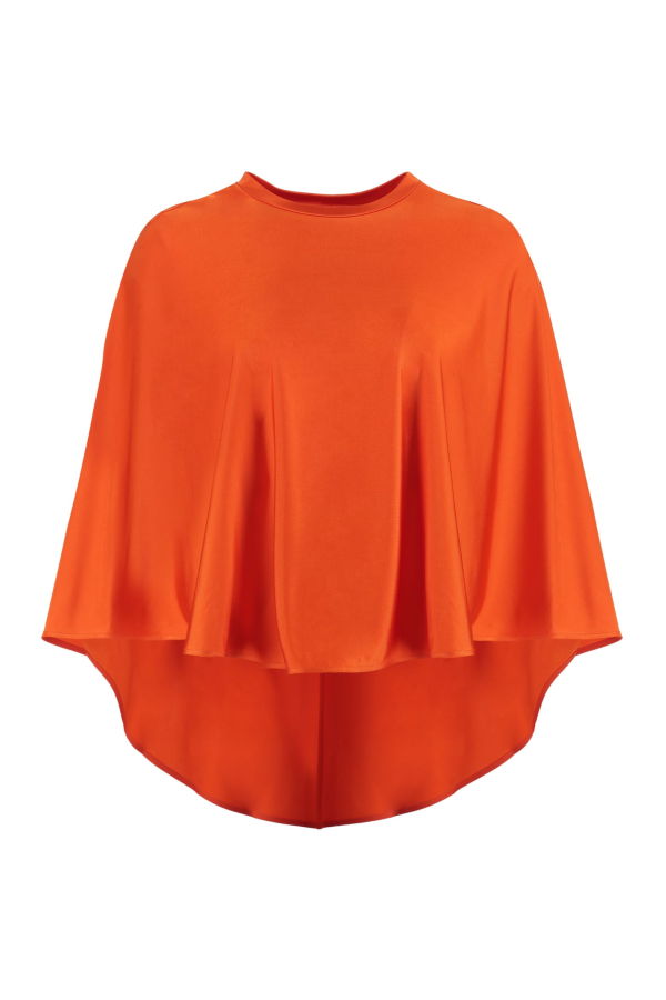 STELLA MCCARTNEY Asymmetric Cape - Arancione