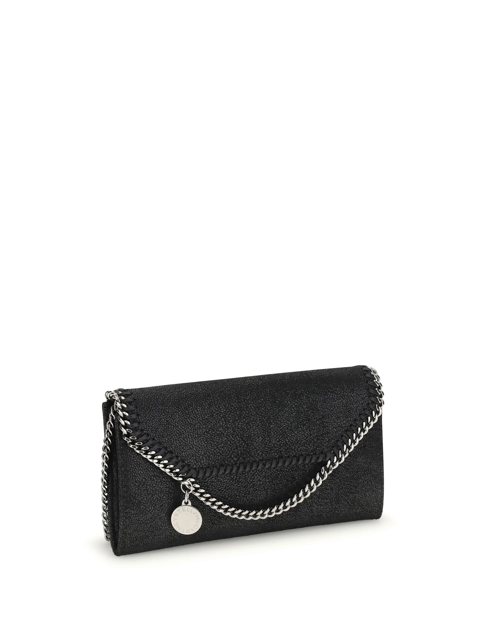 STELLA MCCARTNEY Falabella Continental Clutch Bag - Black