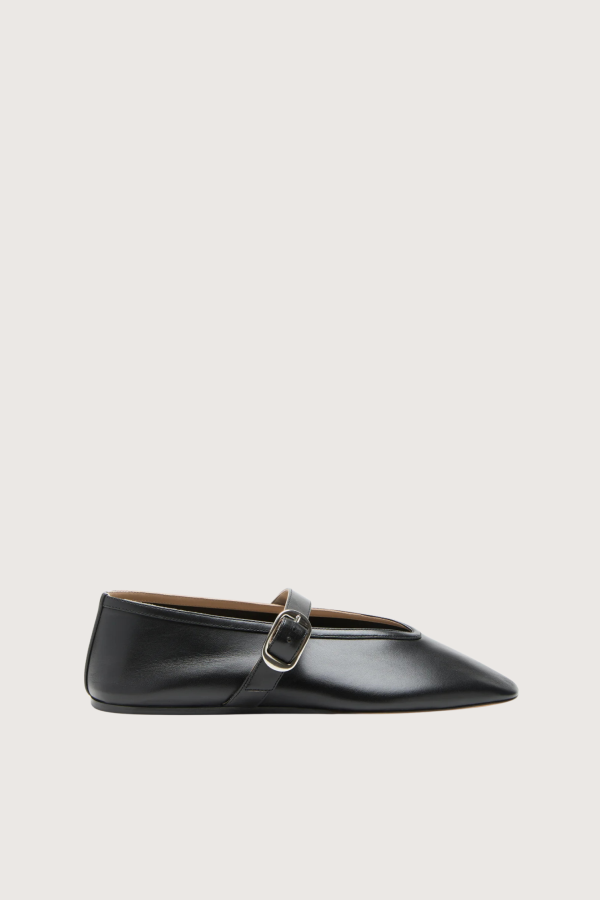 Le Monde Beryl Stella Slipper With Buckle - Black