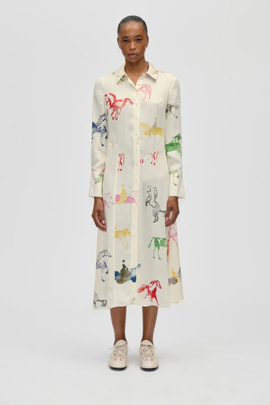 Stine Goya Horses Midi Dress