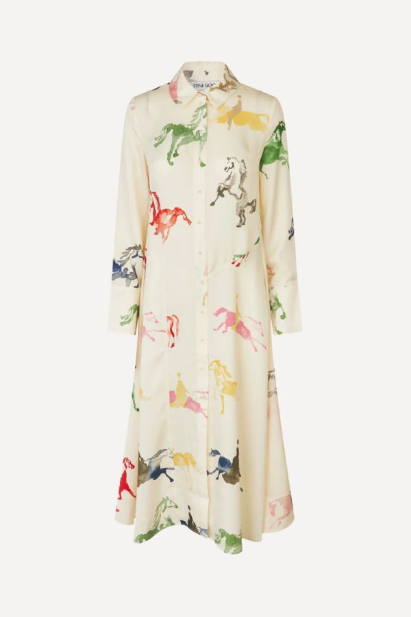 Stine Goya Horses Midi Dress