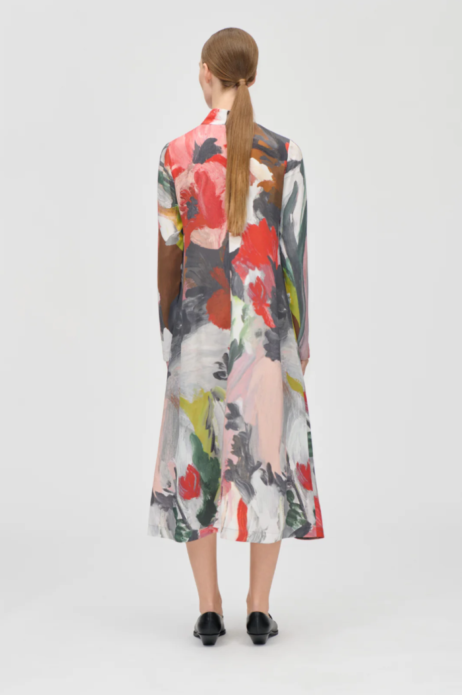 Stine Goya Long Sleeve Midi Dress