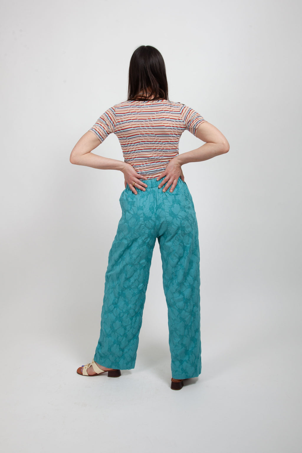 Gravel & Gold Strada Pant - Aqua