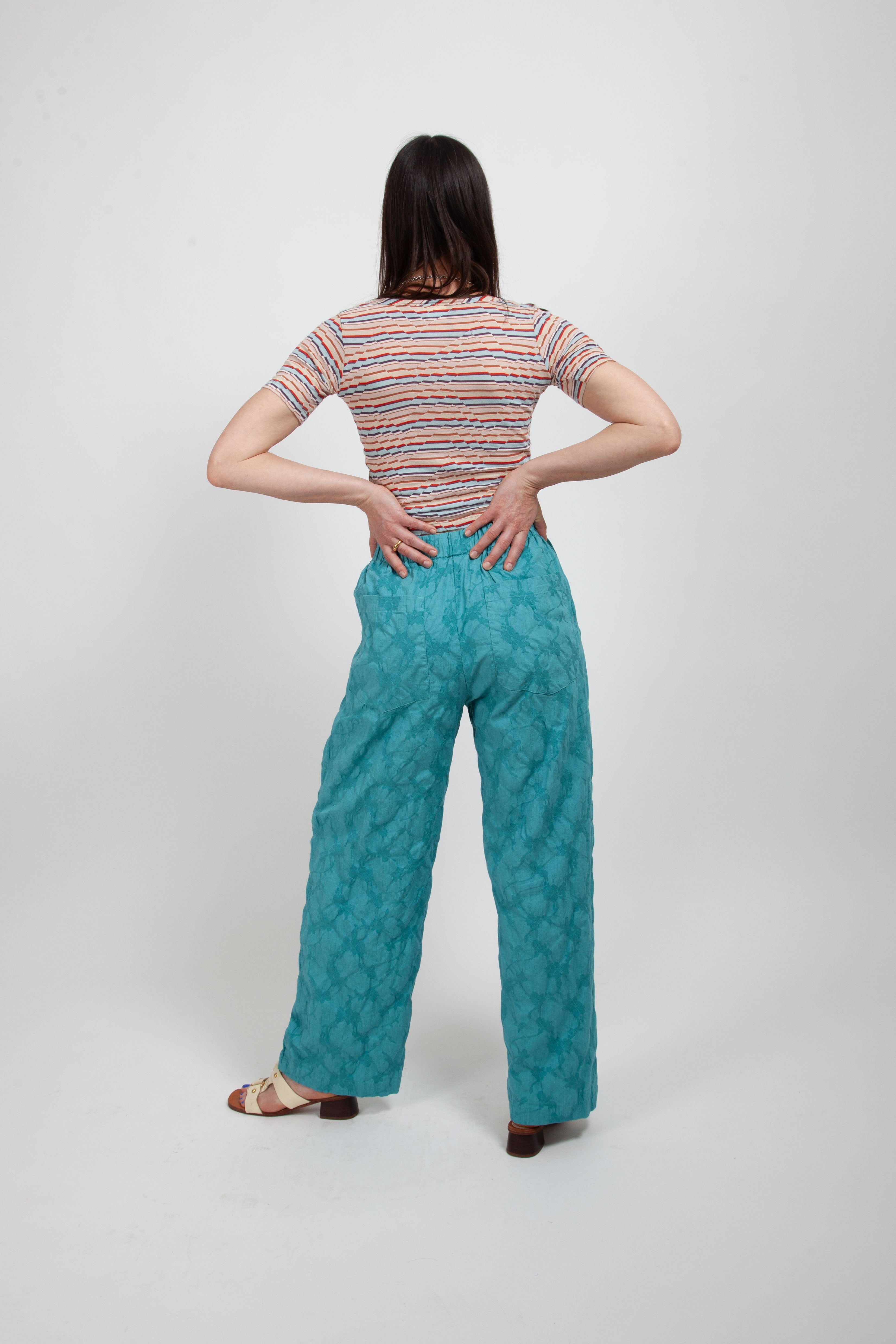 Gravel & Gold Strada Pant - Aqua