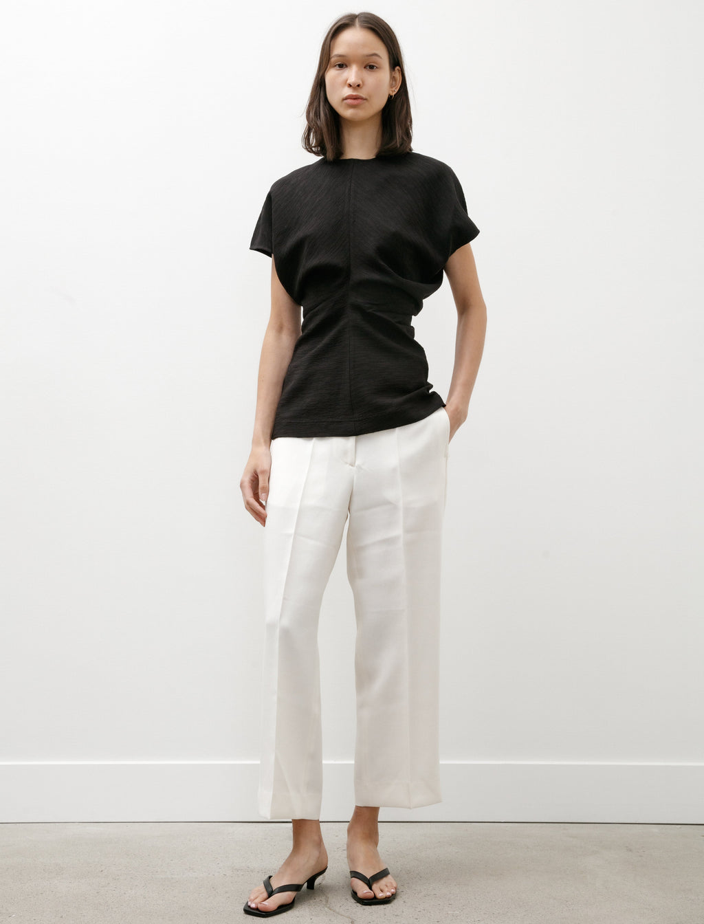 Totême Straight Cropped Trousers