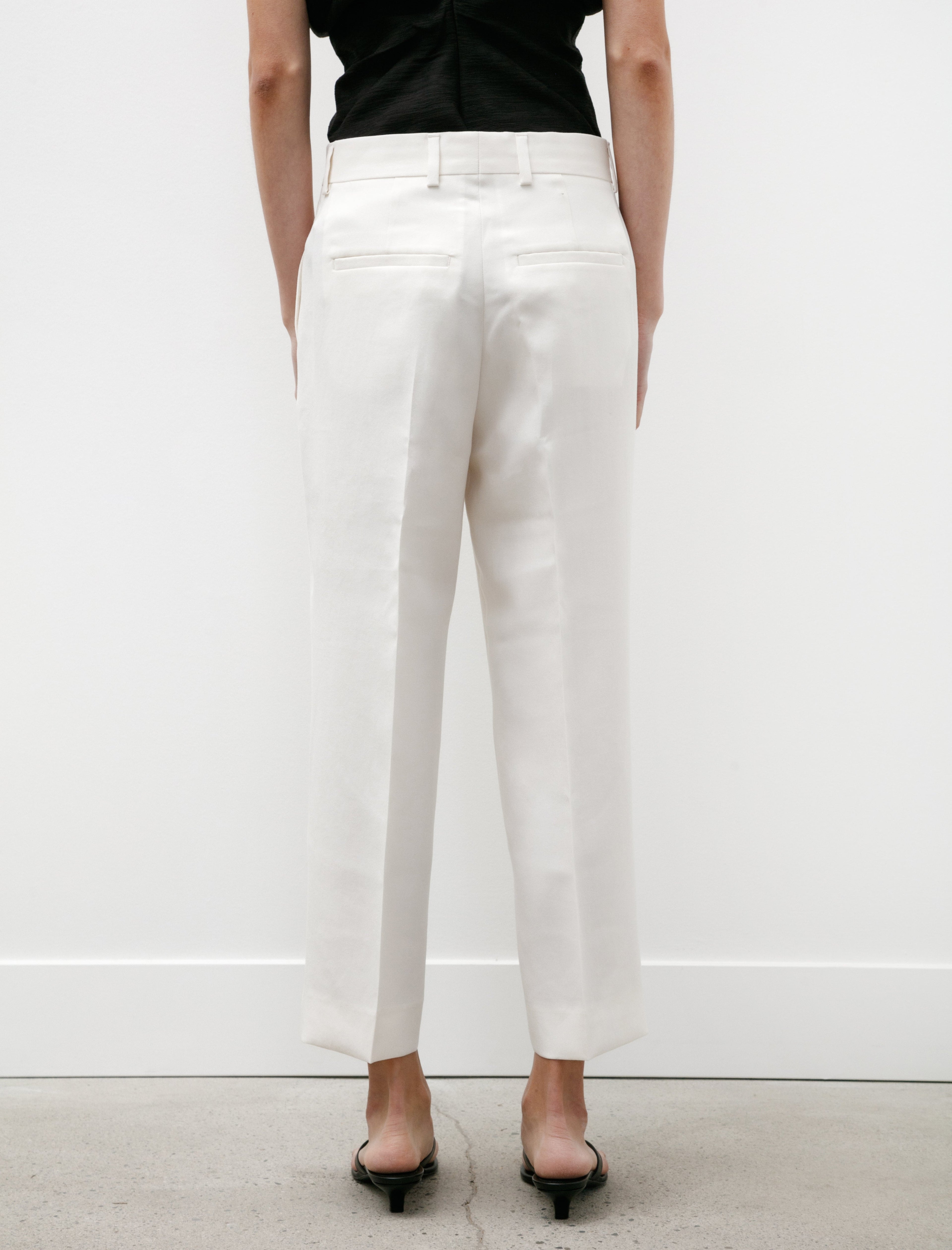 Totême Straight Cropped Trousers
