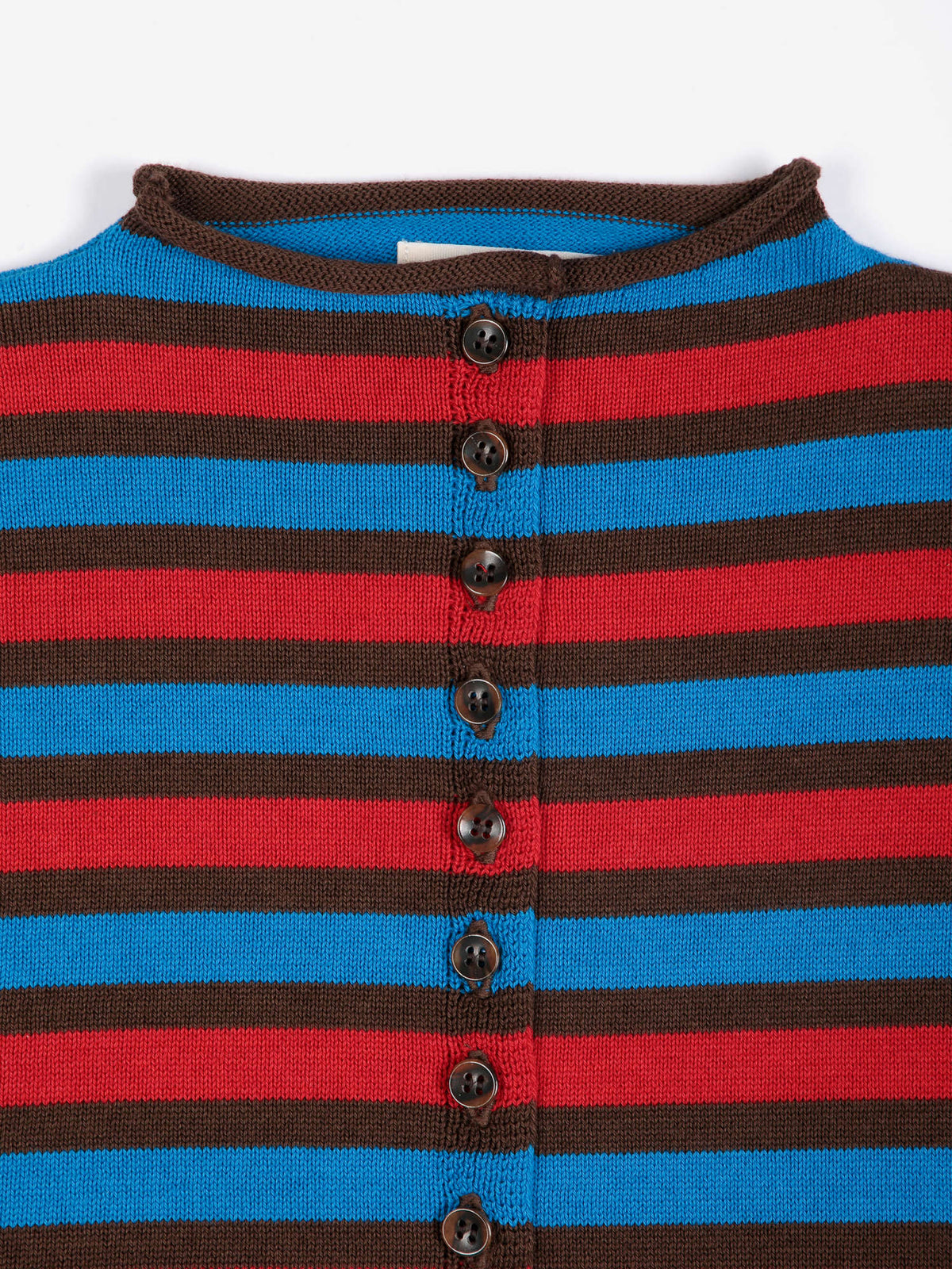 Bobo Choses Striped Cotton Cardigan