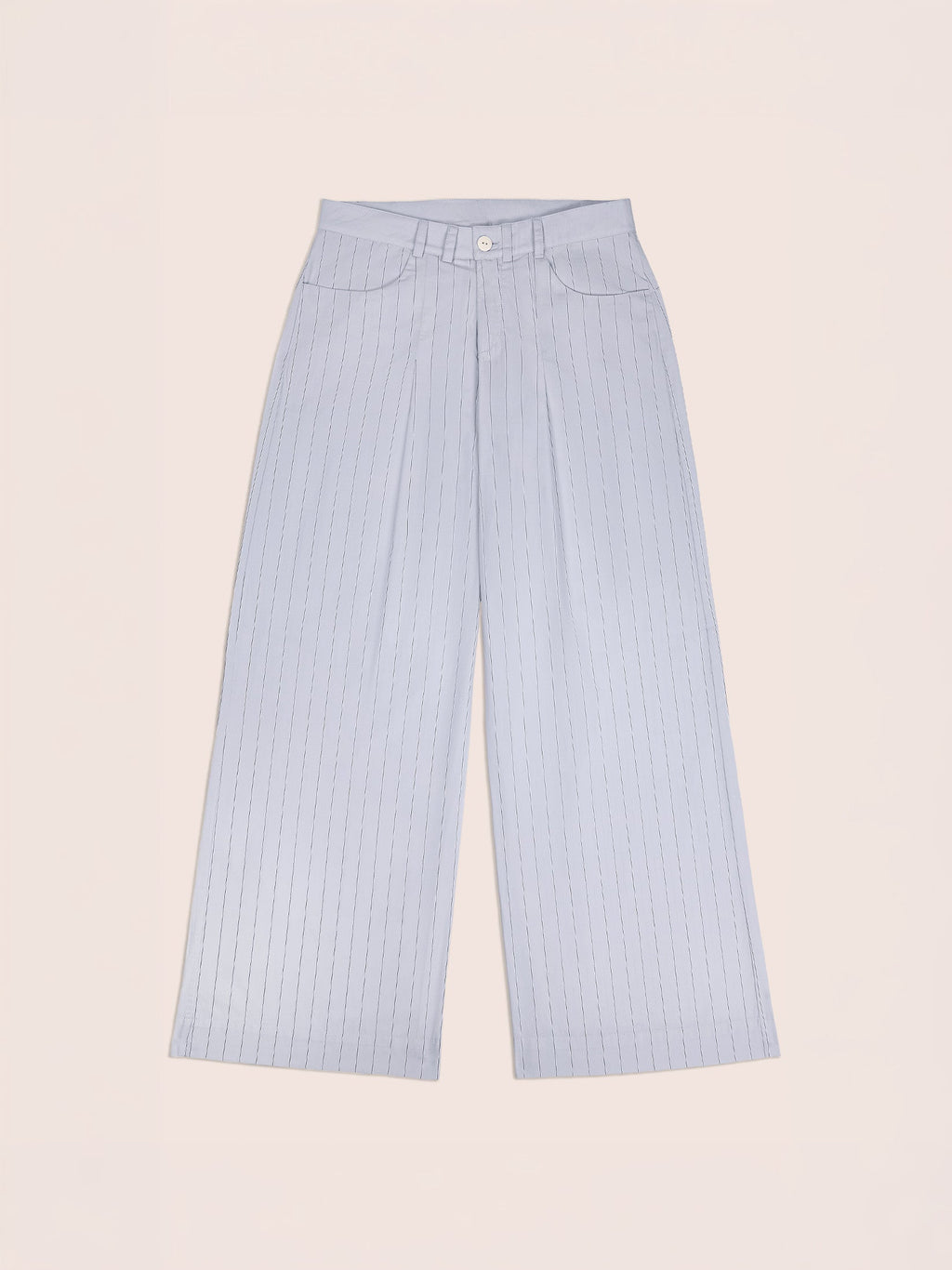 Carmensays Trousers - Striped Flash Blue