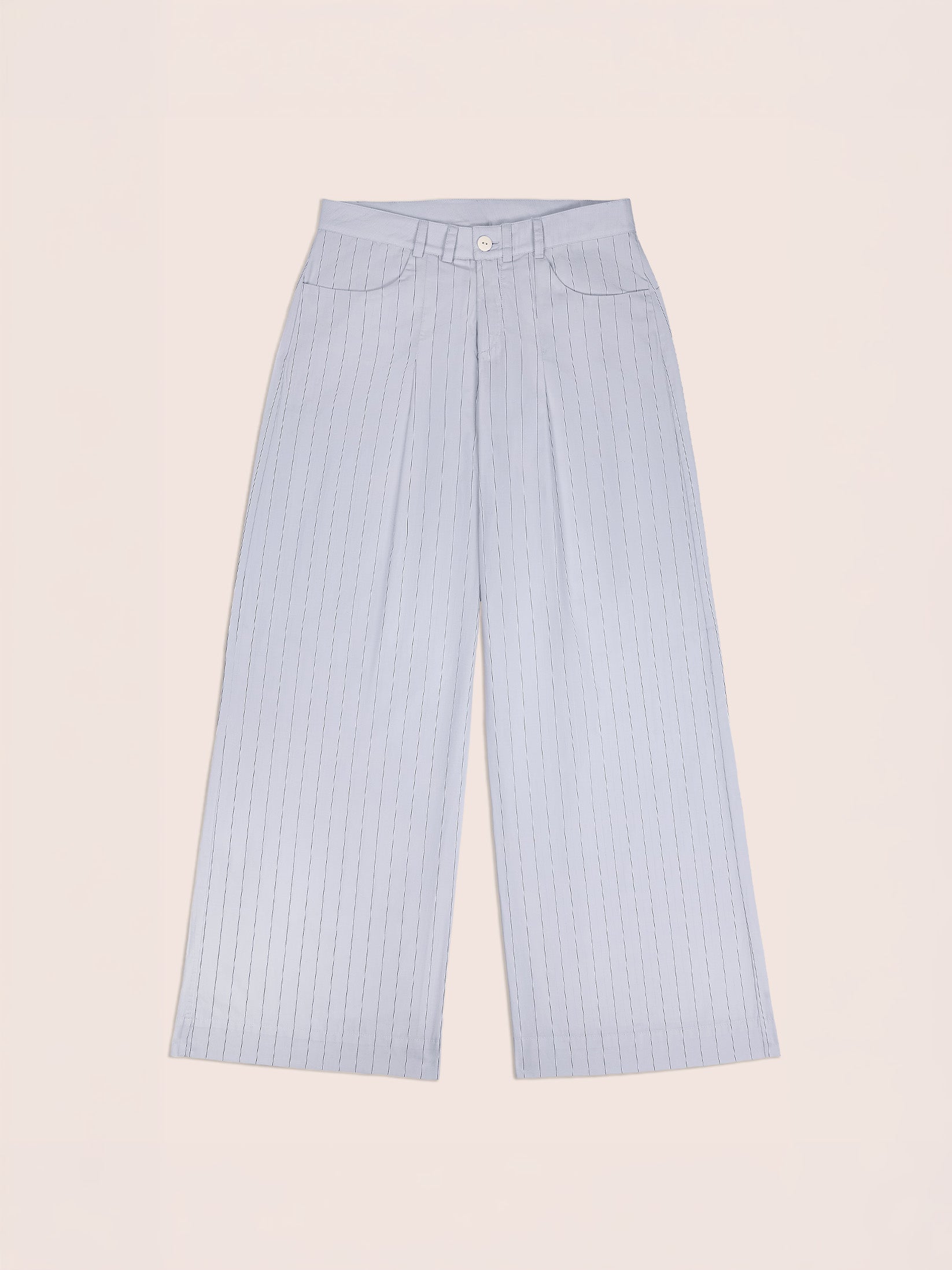 Carmensays Trousers - Striped Flash Blue
