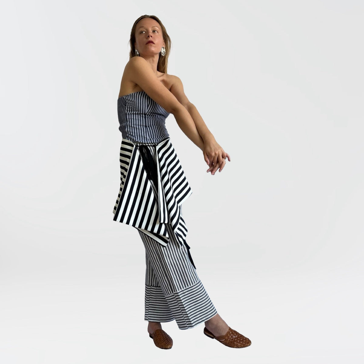 London Atelier Byproduct Striped Multi-Wear Top