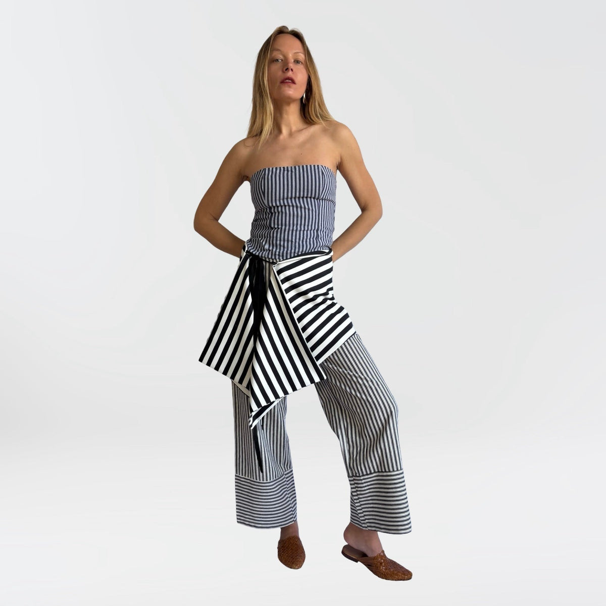 London Atelier Byproduct Striped Multi-Wear Top