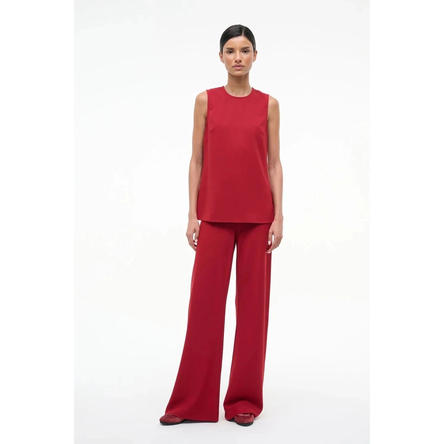Staud Stroll Pant - Pomegranate