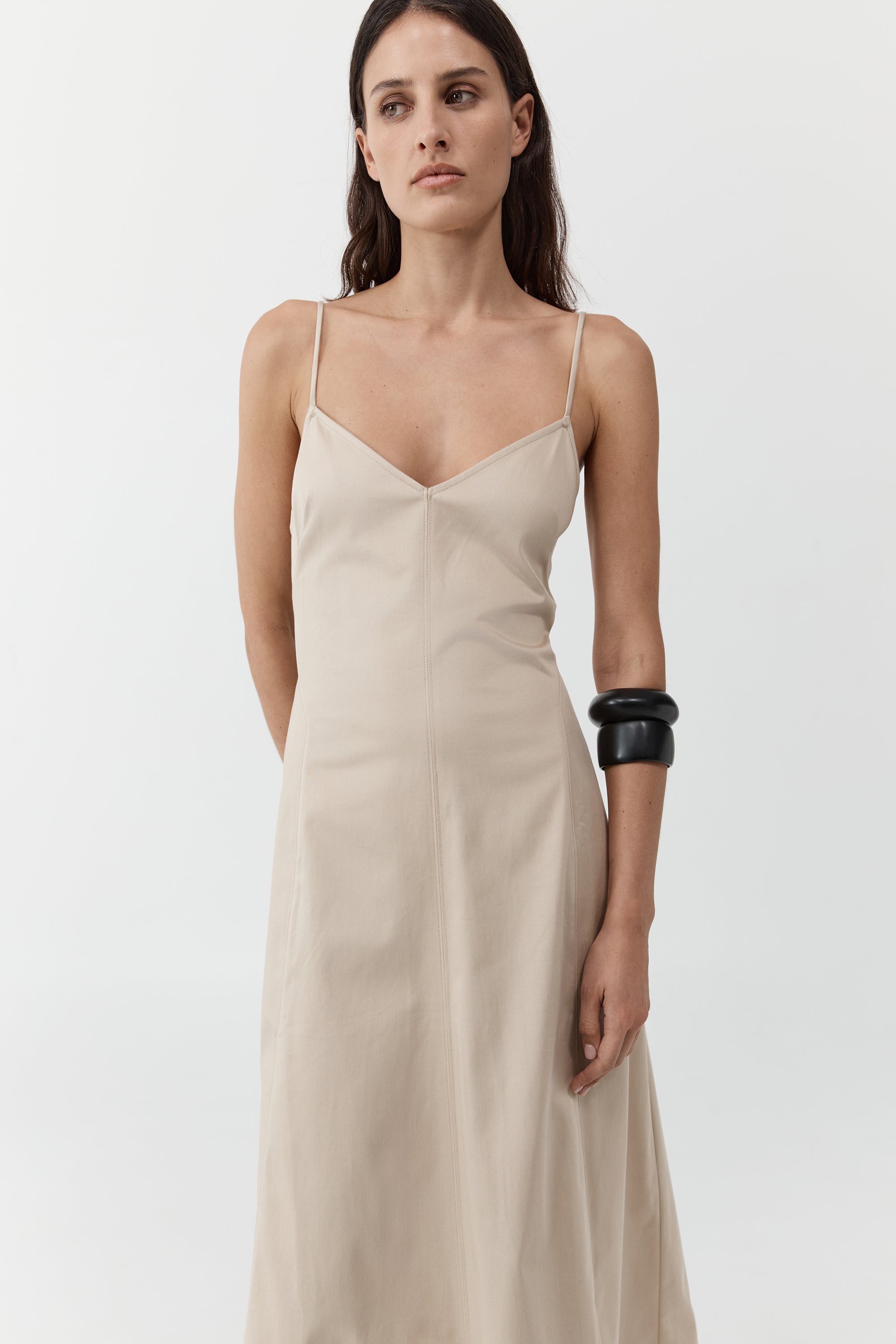 St. Agni Structured Cotton Dress