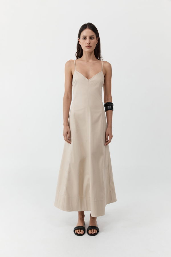 St. Agni Structured Cotton Dress