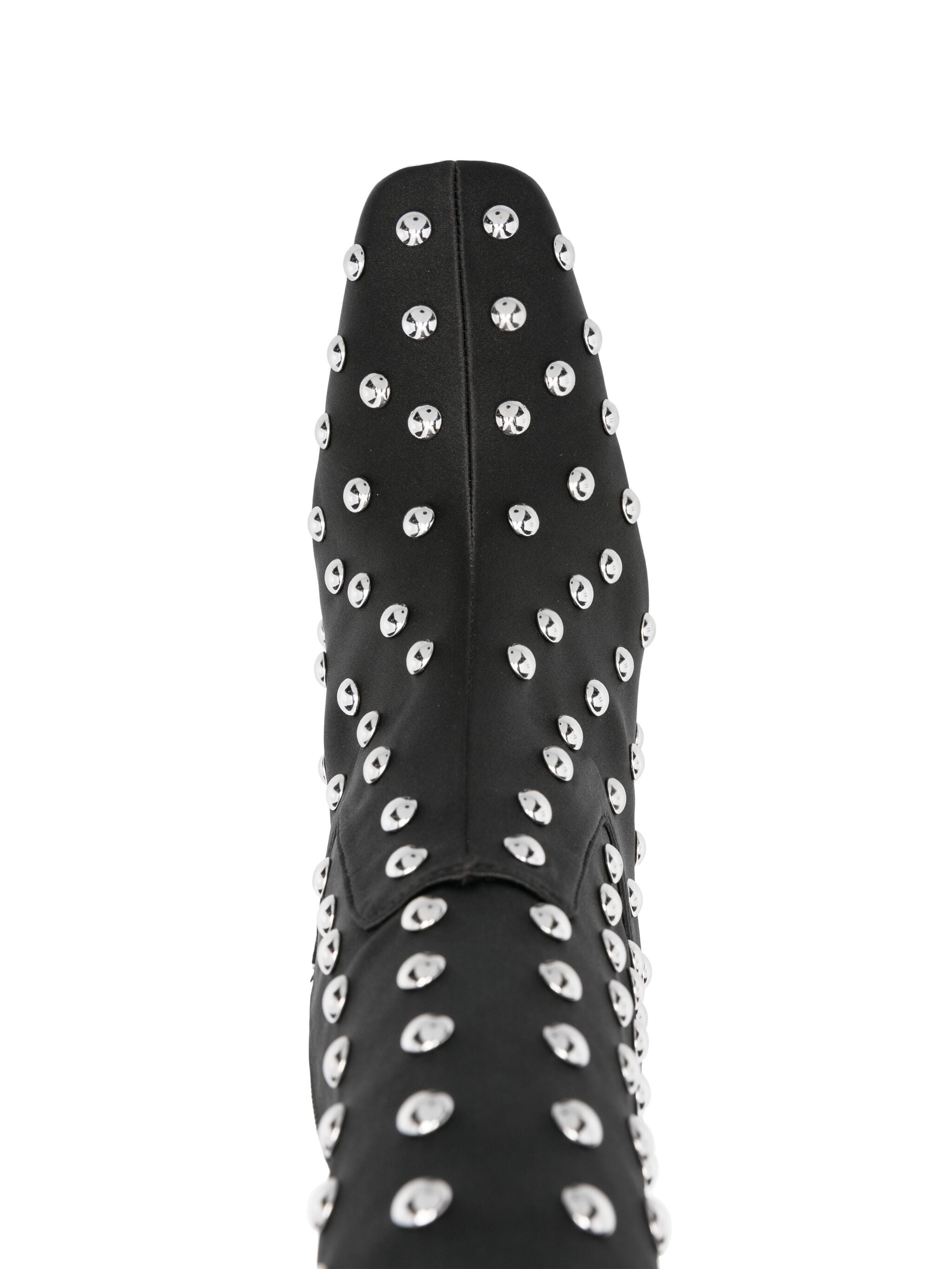 Coperni Studded Bridge Stretch Boots - Black/Silver