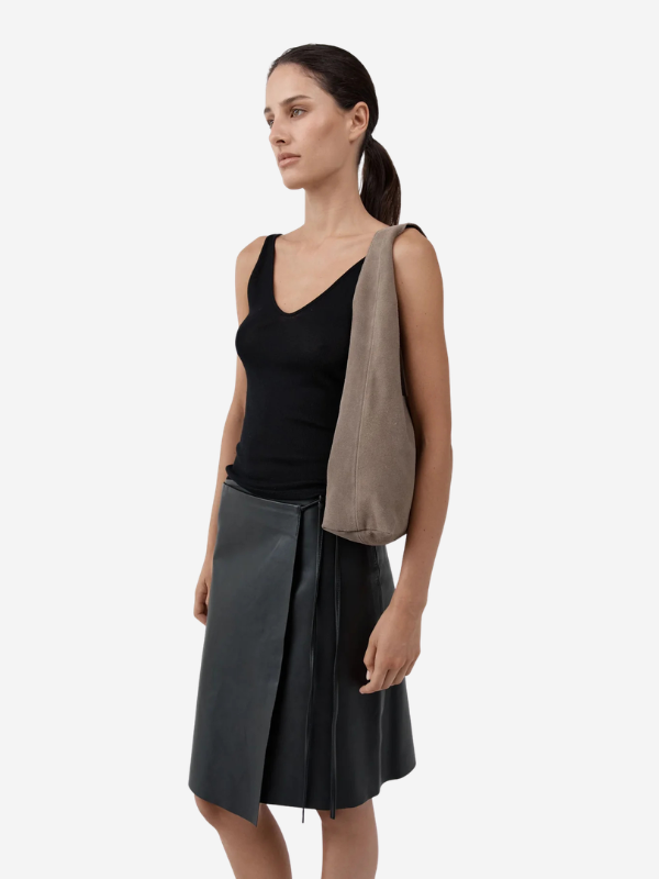 St. Agni Suede Soft Bag
