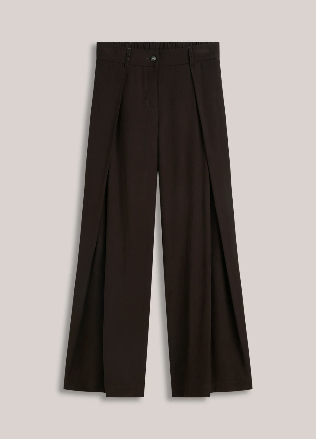 Summum Mega-Wide Trousers - Chocolate Brown