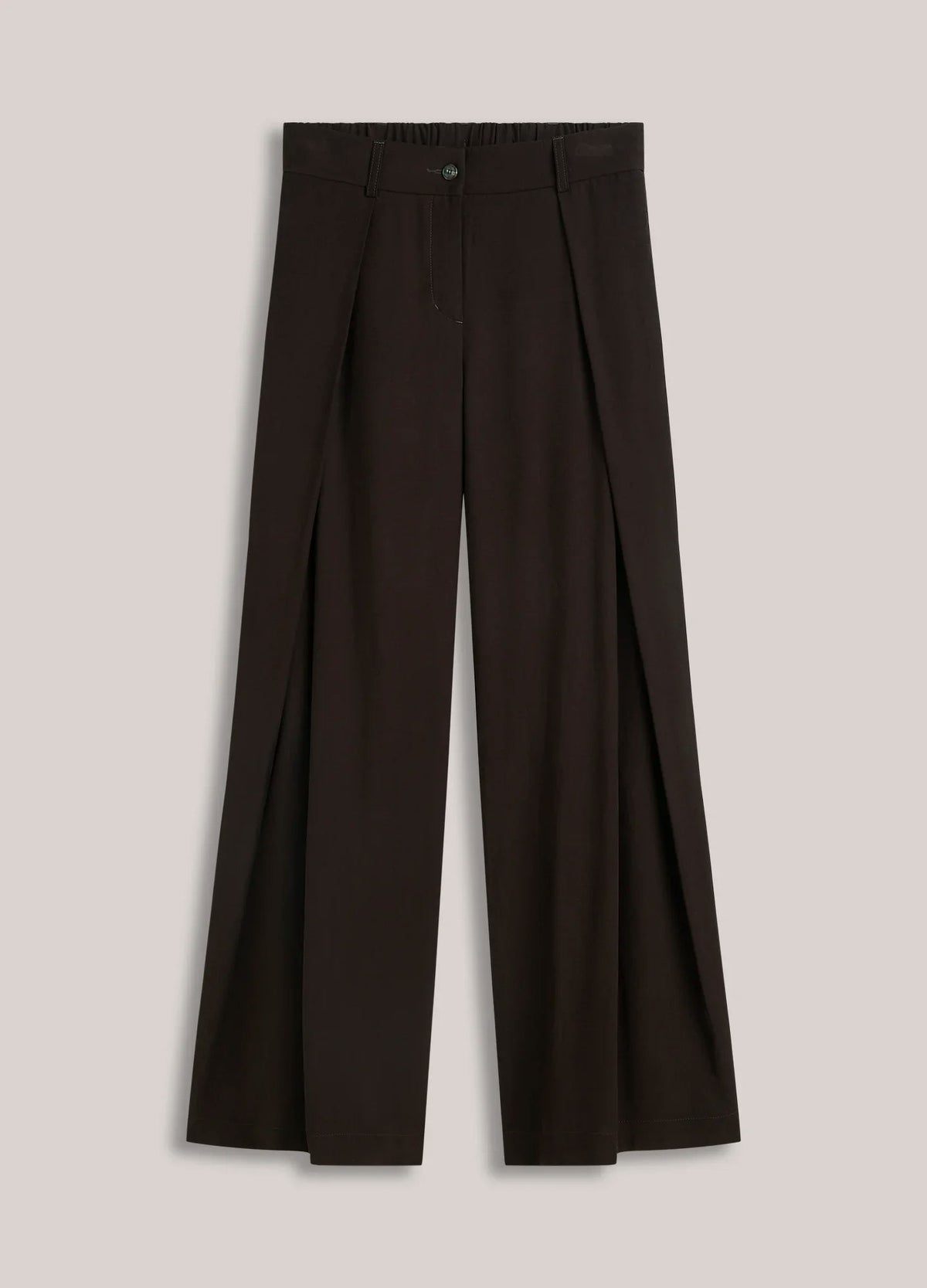 Summum Mega-Wide Trousers - Chocolate Brown