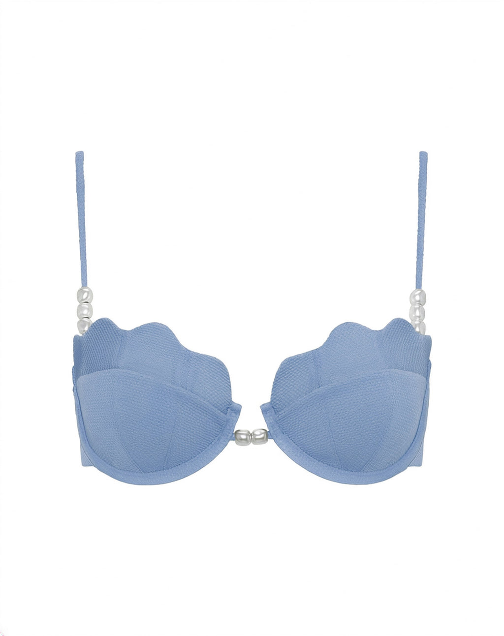L*Space Sunrise Shell Bikini Top - Chambray