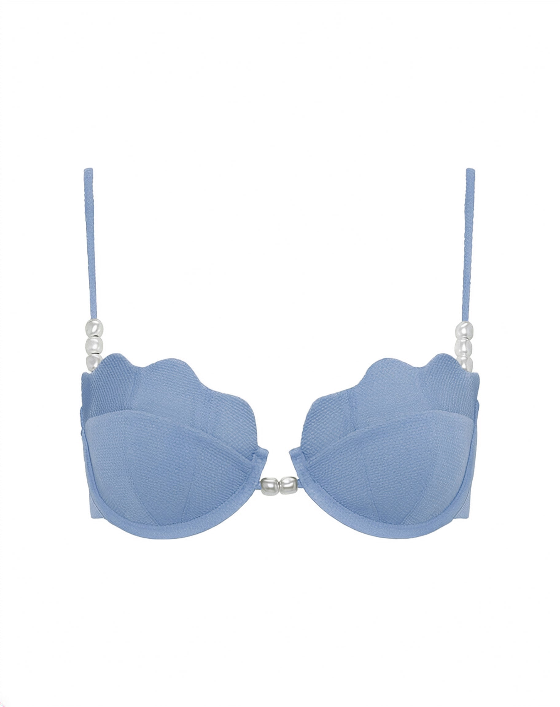 L*Space Sunrise Shell Bikini Top - Chambray