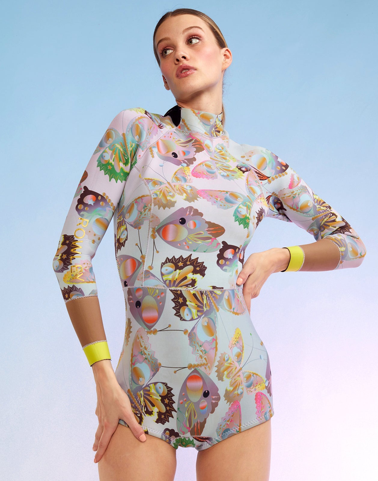 Cynthia Rowley Sunset Wetsuit - Blue Multi Butterfly
