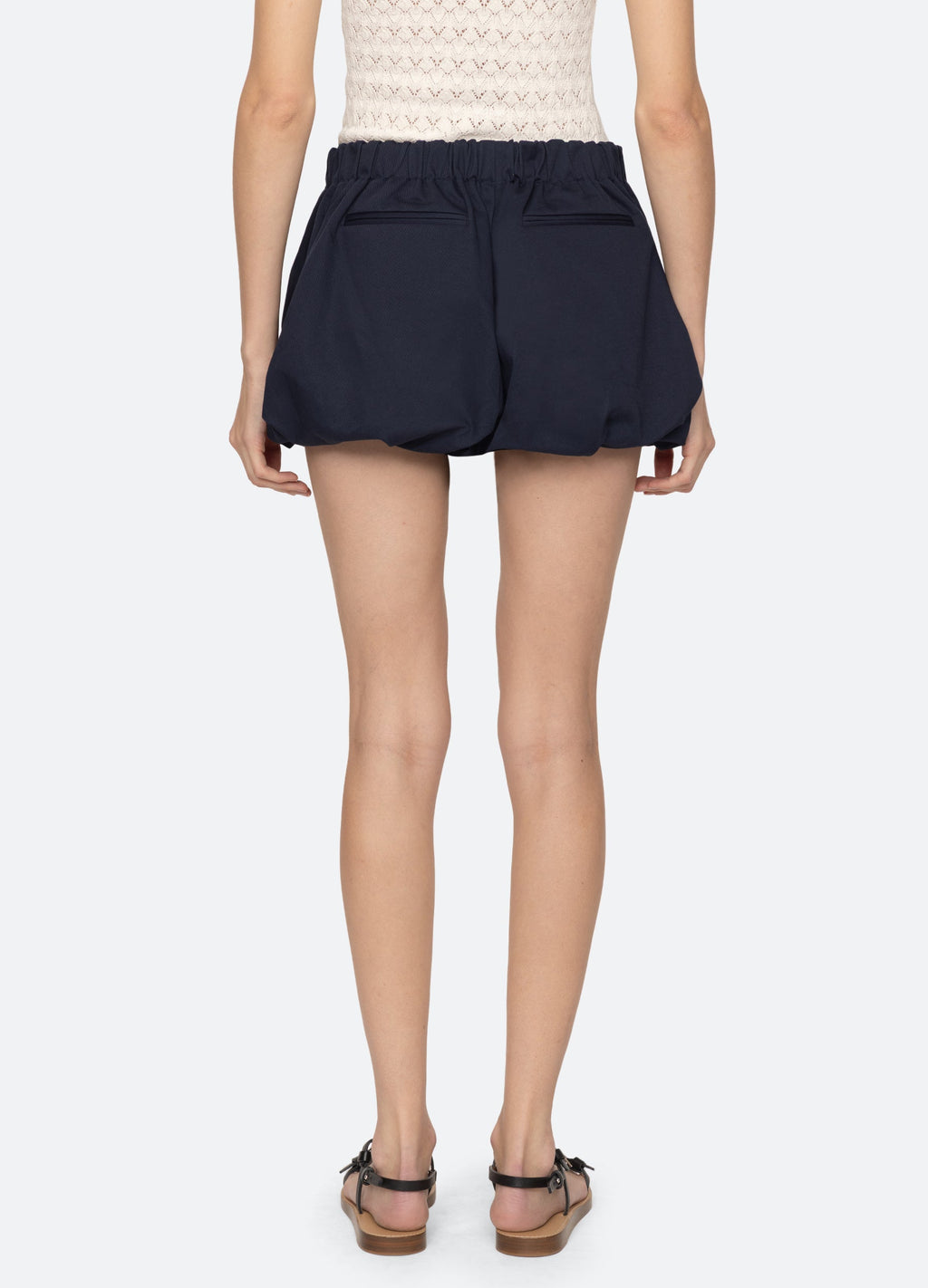 Sea NY Suzette Shorts - Khaki/Navy