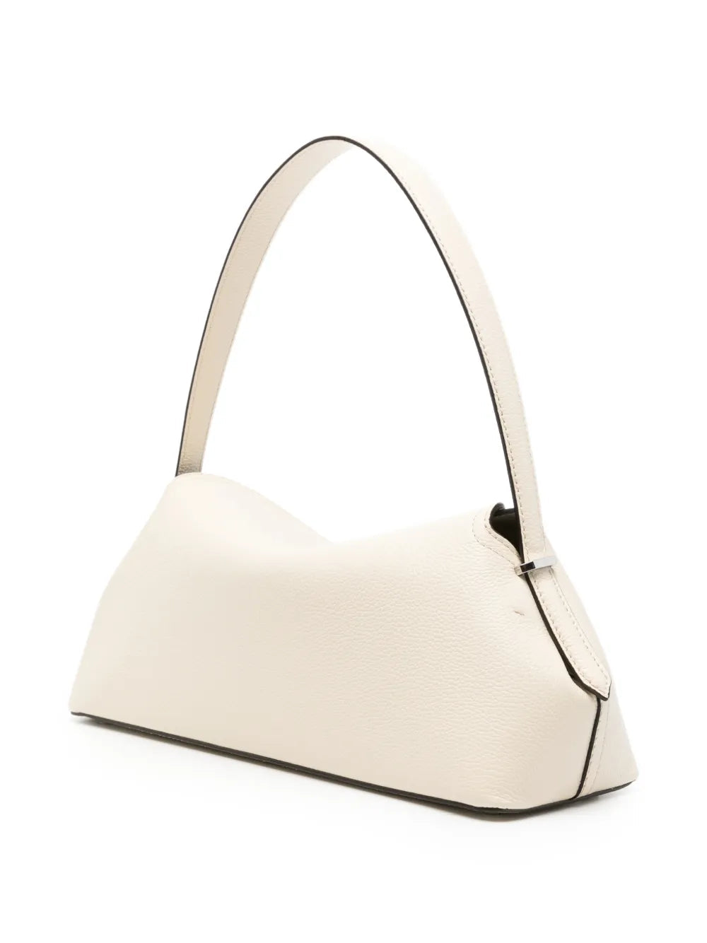 Totême T-Lock Grained Leather Shoulder Bag