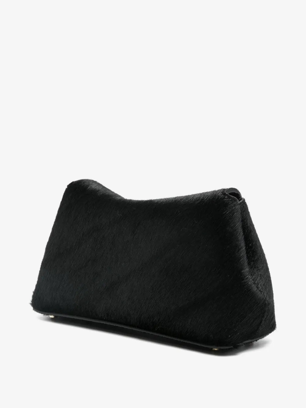 Totême T-Lock Pony Hair Clutch - Black