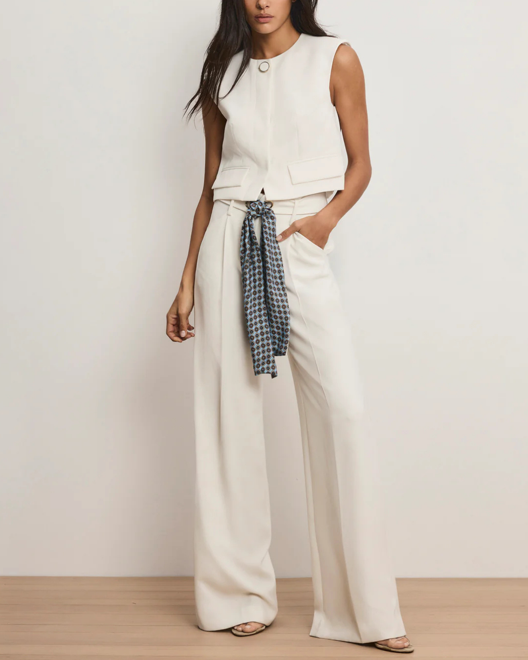 Veronica Beard Tai Pant - Dove