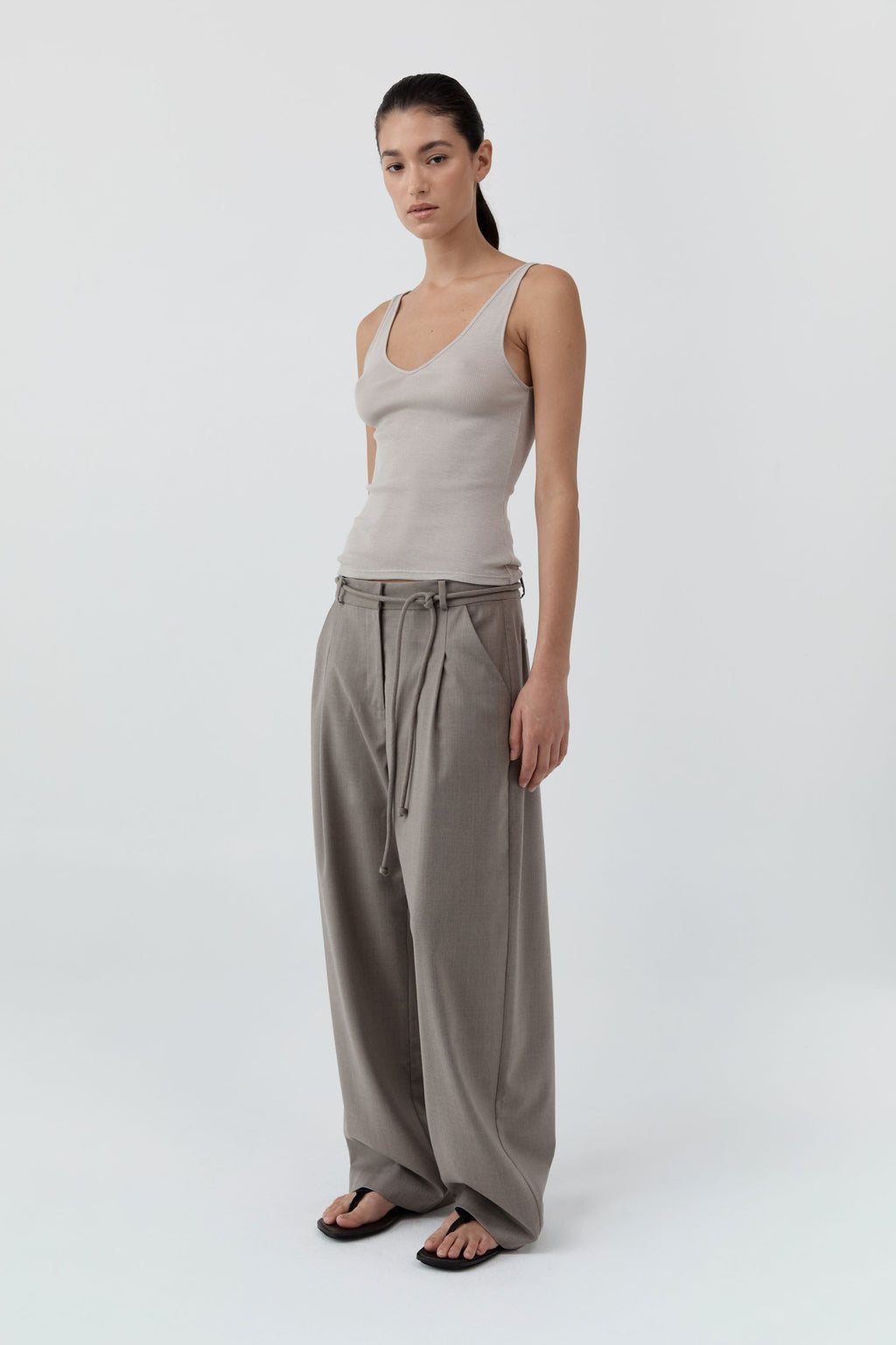 St. Agni Tailored Barrel Pants