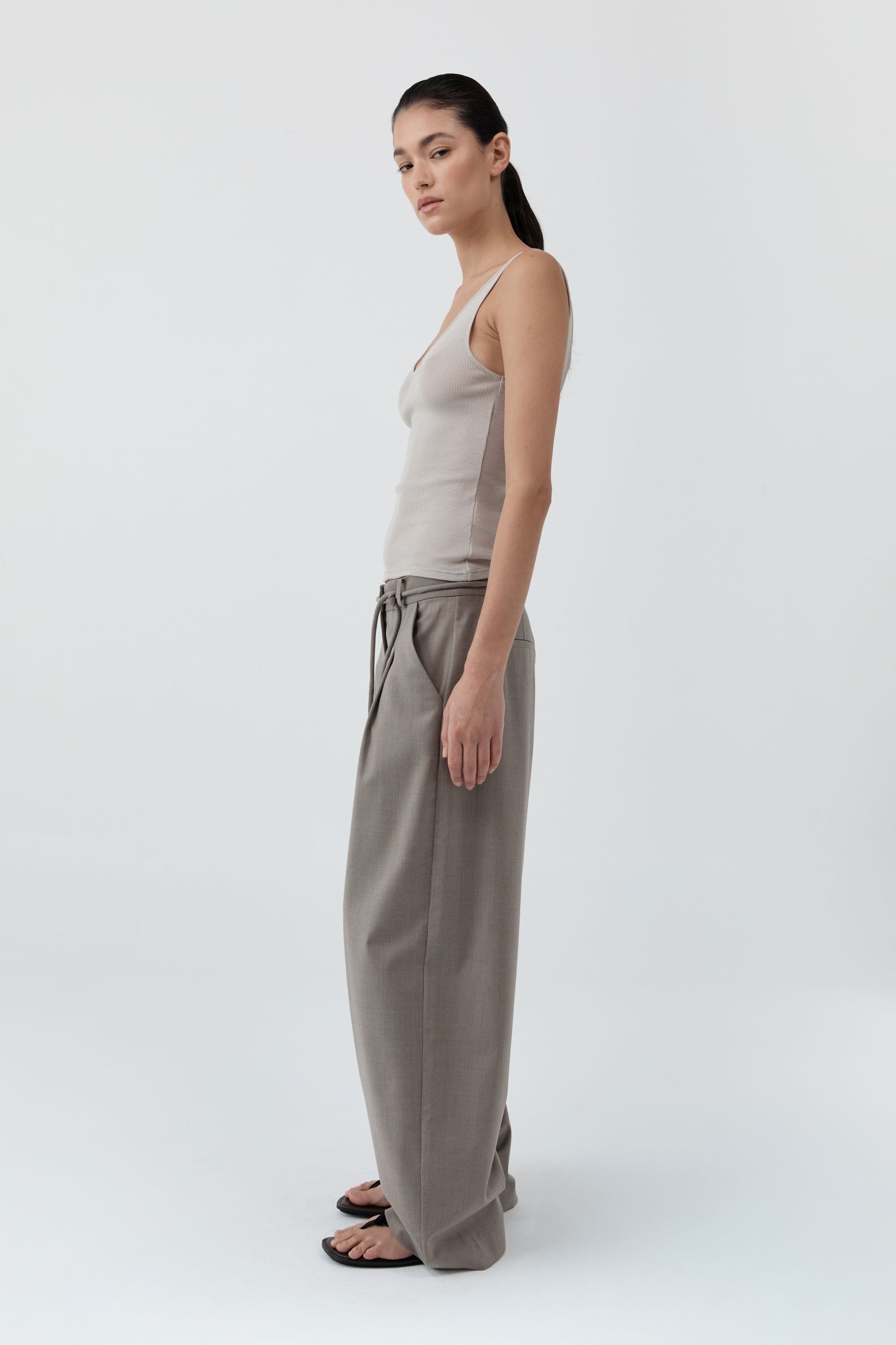St. Agni Tailored Barrel Pants