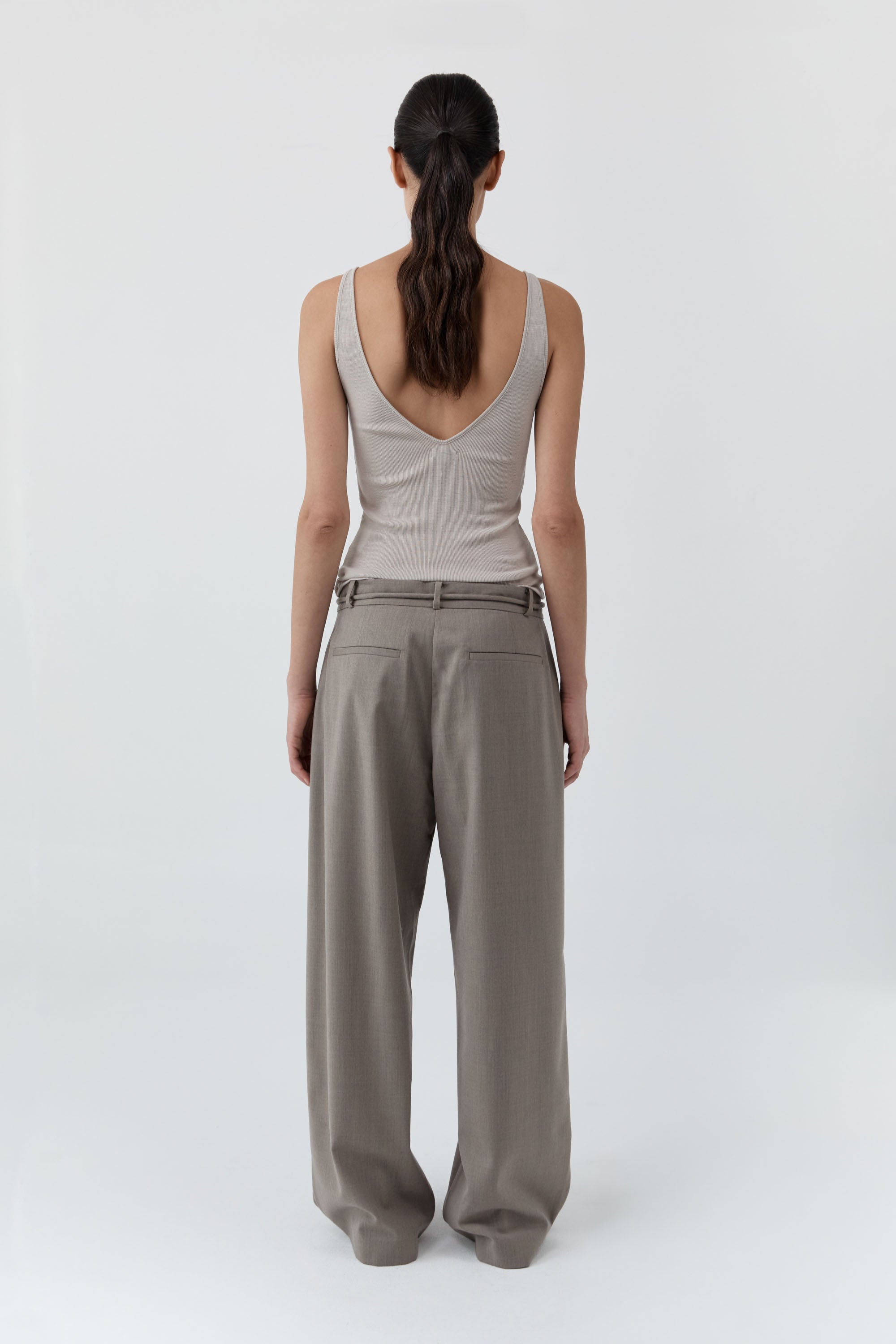 St. Agni Tailored Barrel Pants