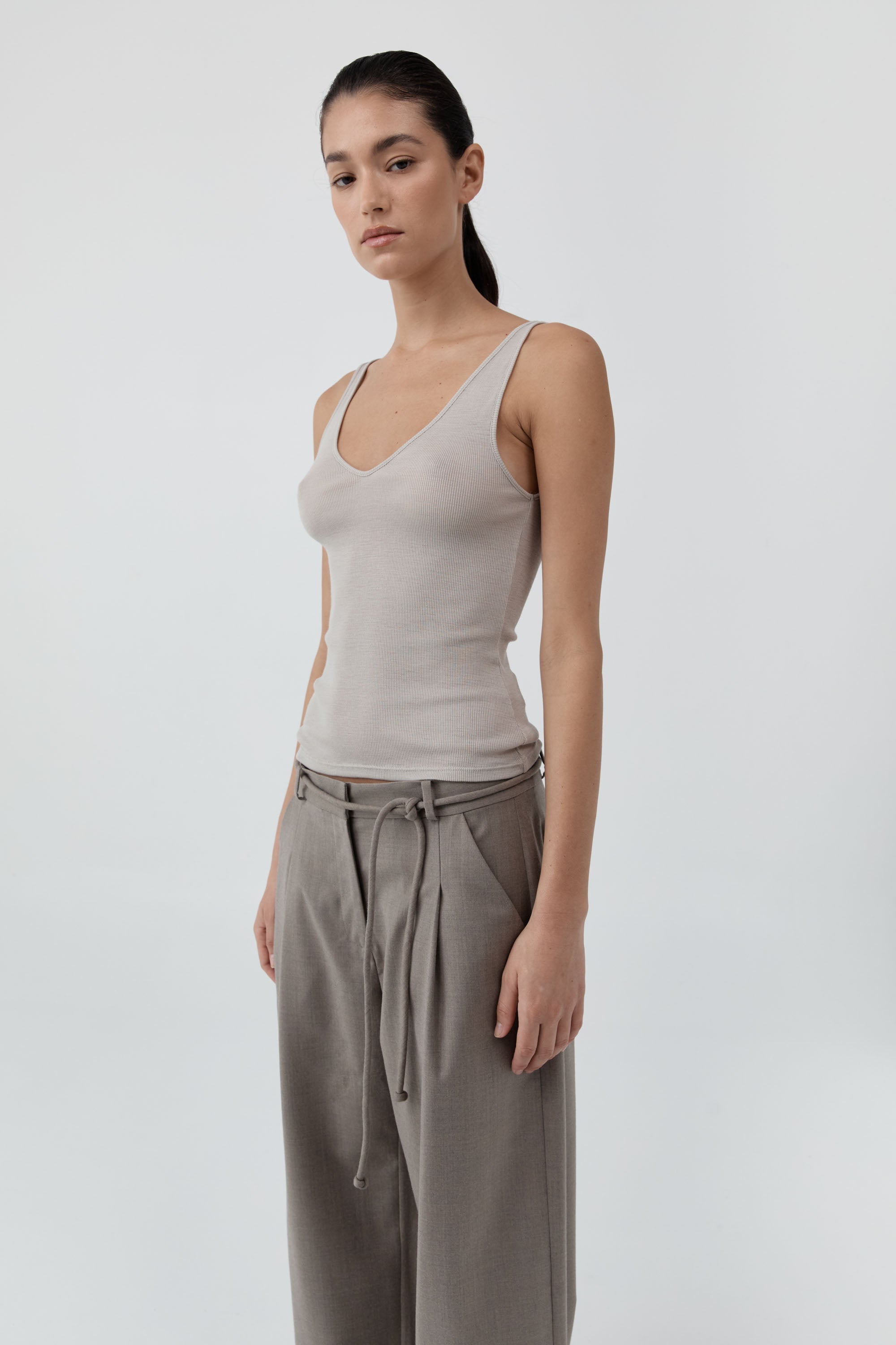 St. Agni Tailored Barrel Pants