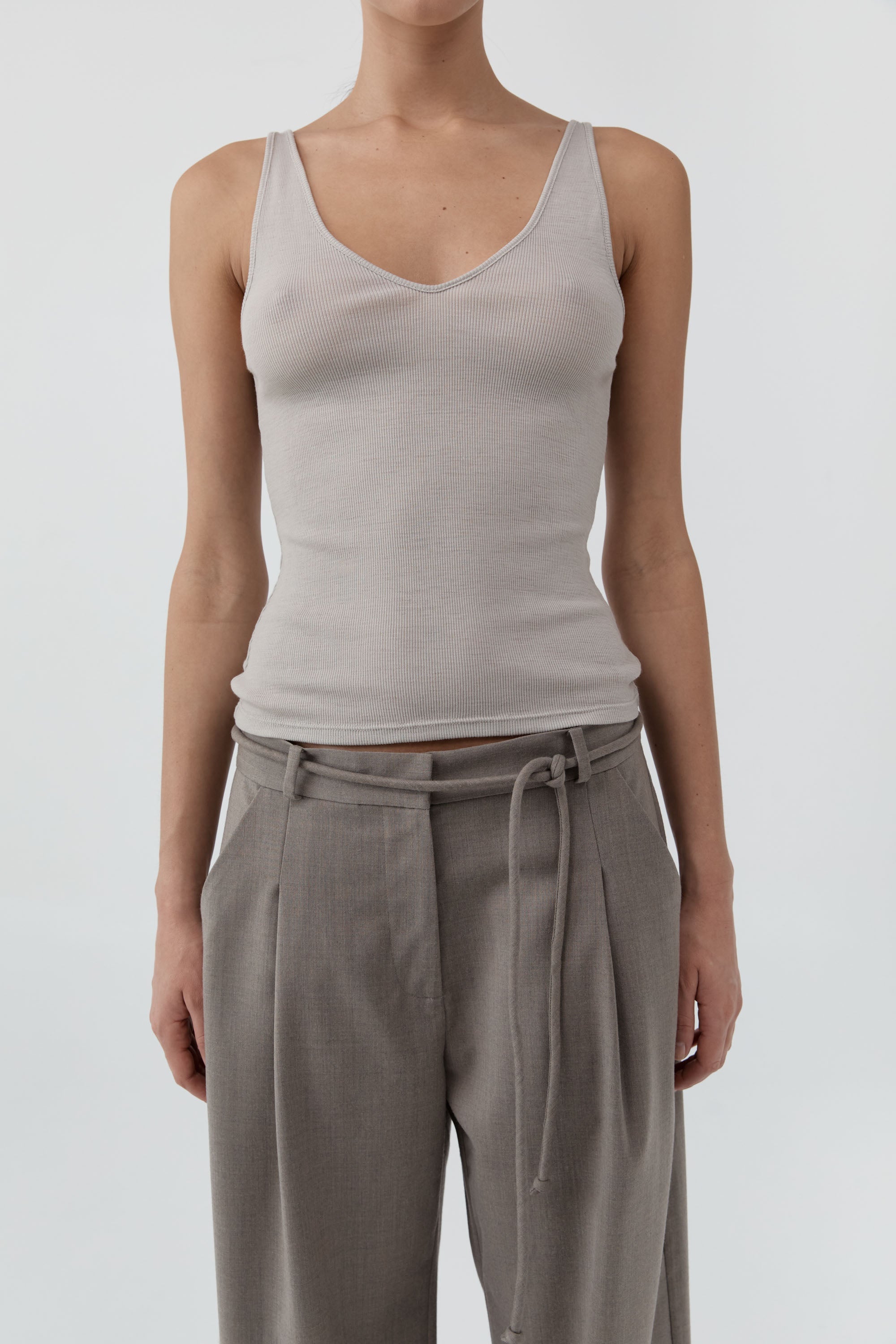 St. Agni Tailored Barrel Pants