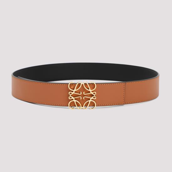 LOEWE Belt - Tan Black Gold