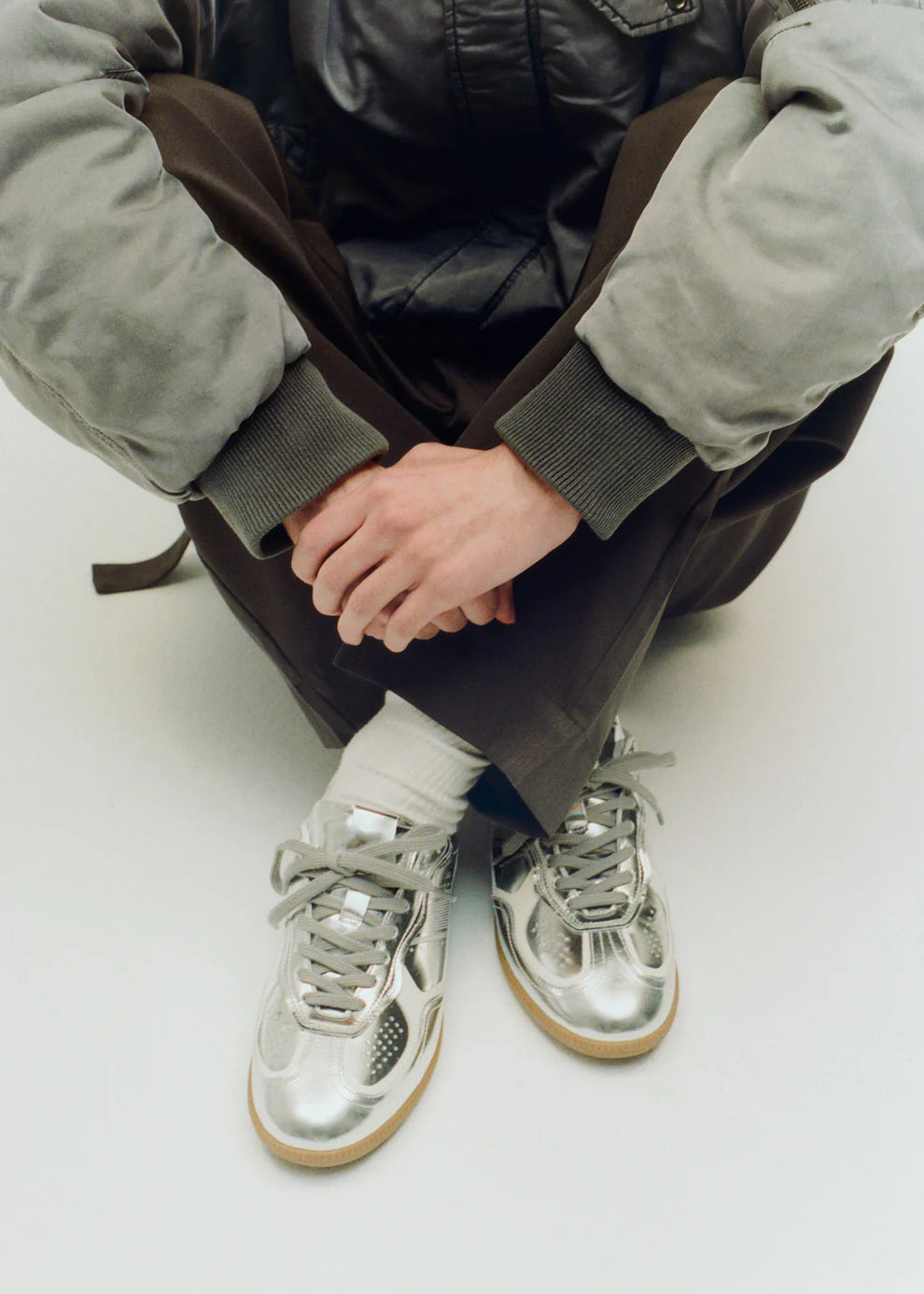 Alohas TB.490 Rife Shimmer Sneakers - Silver