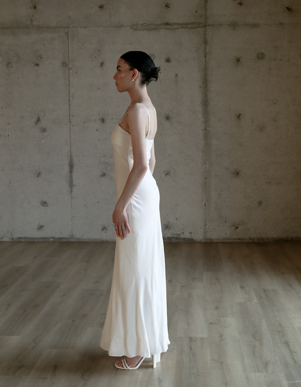 Maet Terfil Long Dress - White