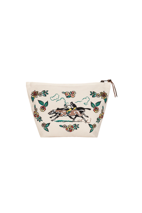 The Great. The Derby Pouch - Cream