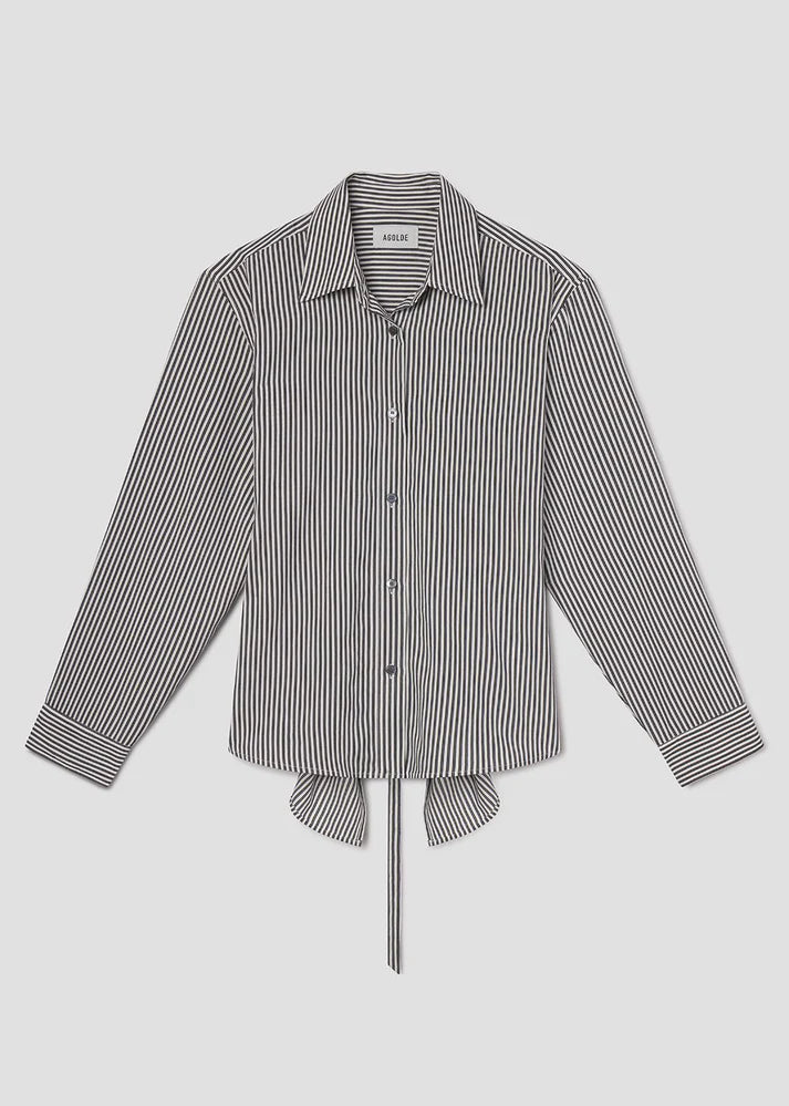AGOLDE Theo Shirt - Solene Stripe