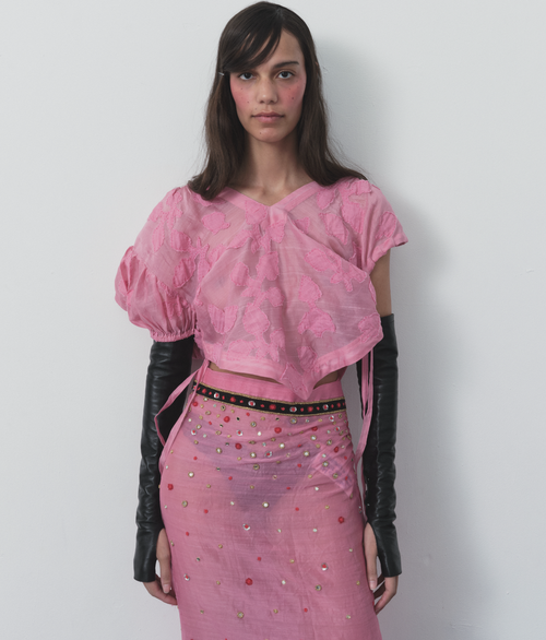 TIGRA TIGRA Rucha Top - Khadi Pink