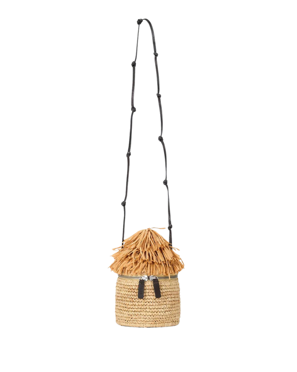 Staud Tiki Raffia Bag - Natural