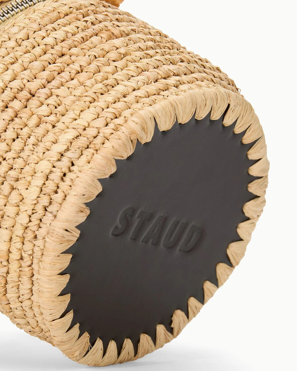 Staud Tiki Raffia Bag - Natural