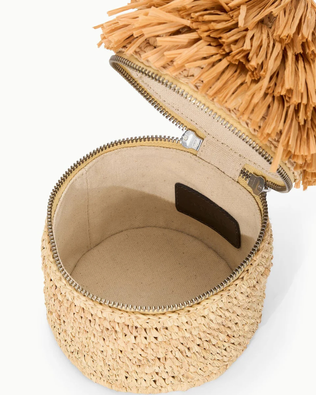 Staud Tiki Raffia Bag - Natural