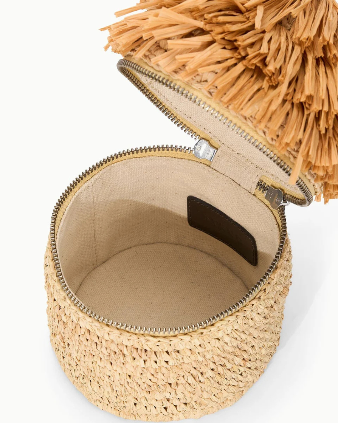 Staud Tiki Raffia Bag - Natural